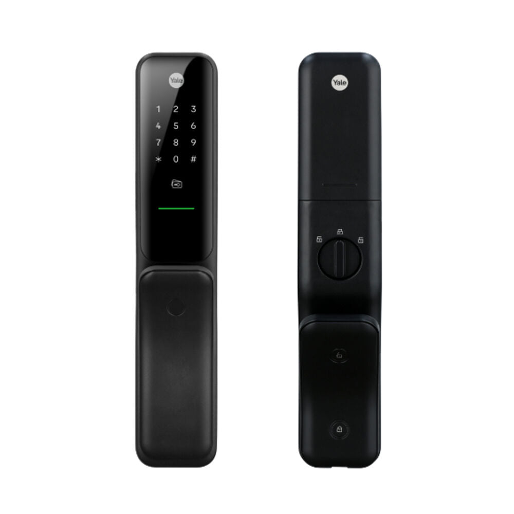 Yale Kyra Pro Door Digital Smart Lock 60mm Backset Matt Black With Yale Home Module YKR/60/HK/MBK