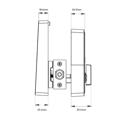 Yale Libi Digital Deadbolt Keyed - Available in Various Finishes