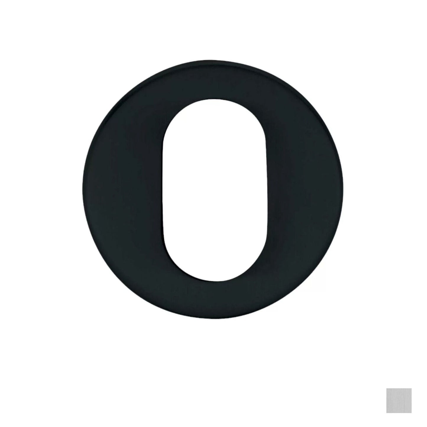 Yale Oval Cylinder Escutcheon - Available in Satin Stainless Steel and Black