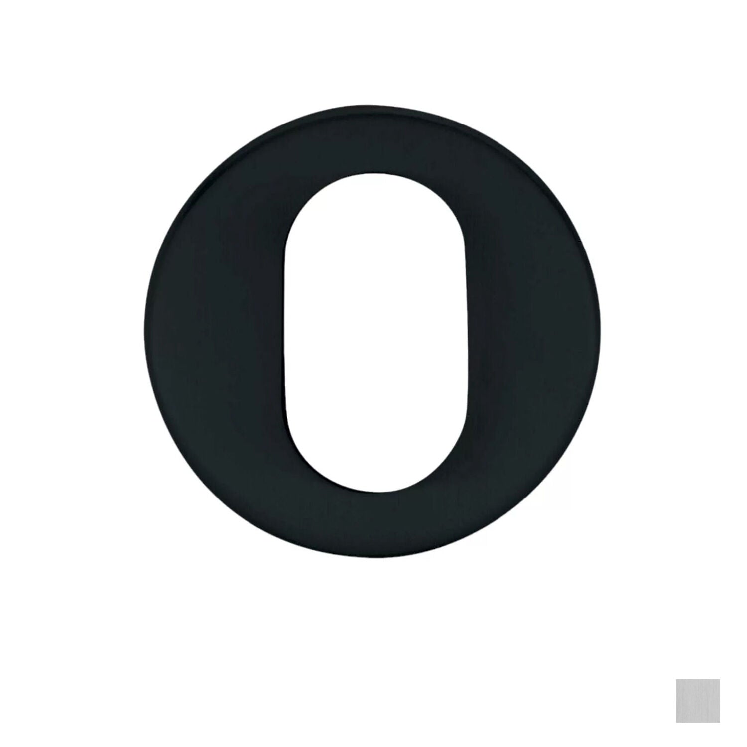 Yale Oval Cylinder Escutcheon - Available in Satin Stainless Steel and Black