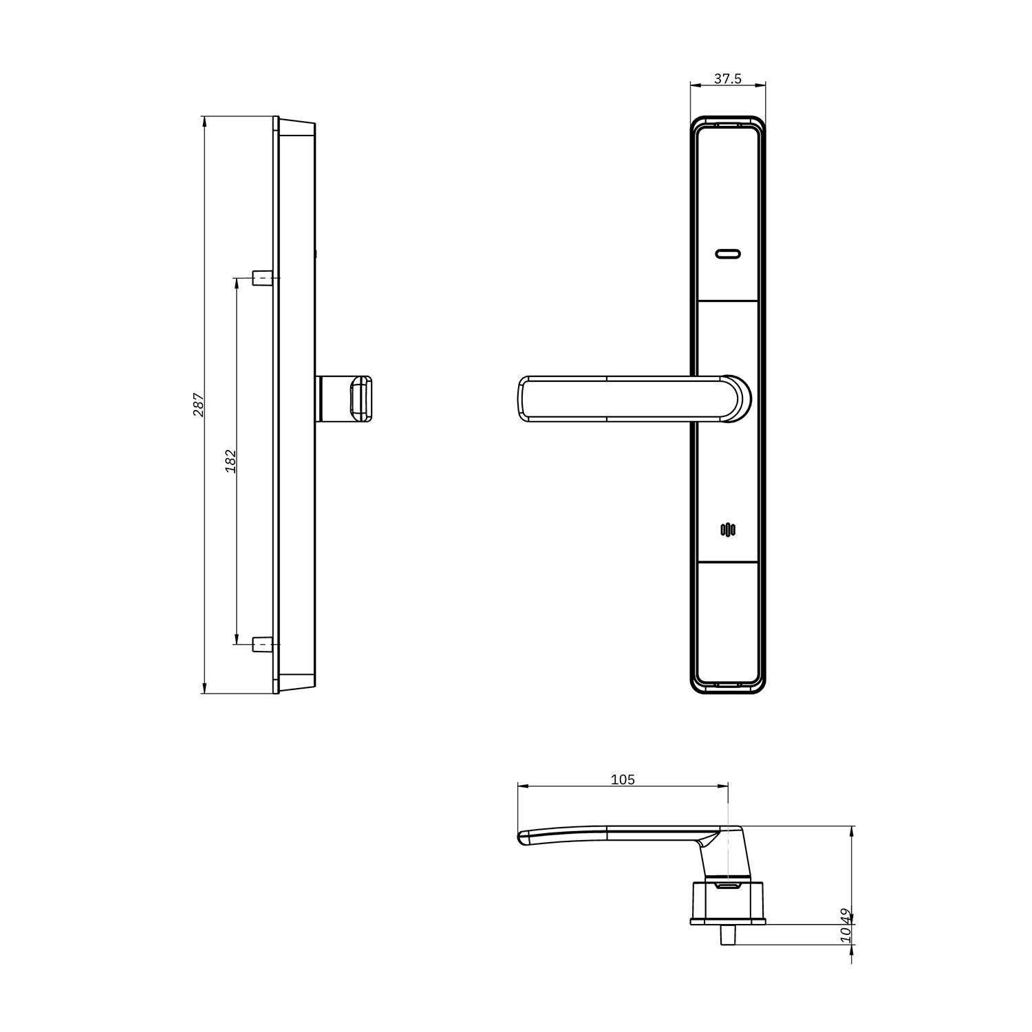 Yale Unity HD Ussl Induro Satin Stainless Steel - Available in Various Backsets