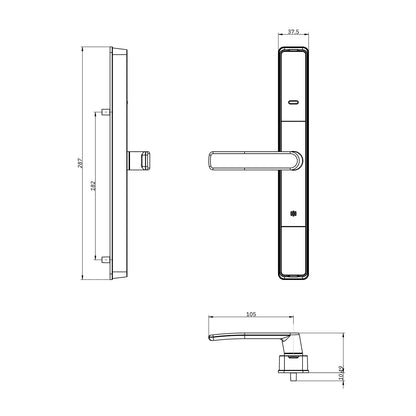 Yale Unity HD Ussl Induro Satin Stainless Steel - Available in Various Backsets
