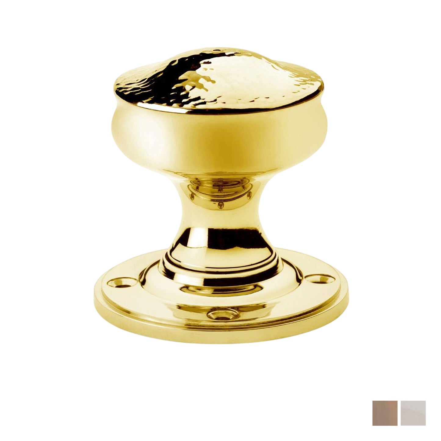 Alexander and Wilks Hammered Mortice Door Knob - Pair - Available in Various Finishes