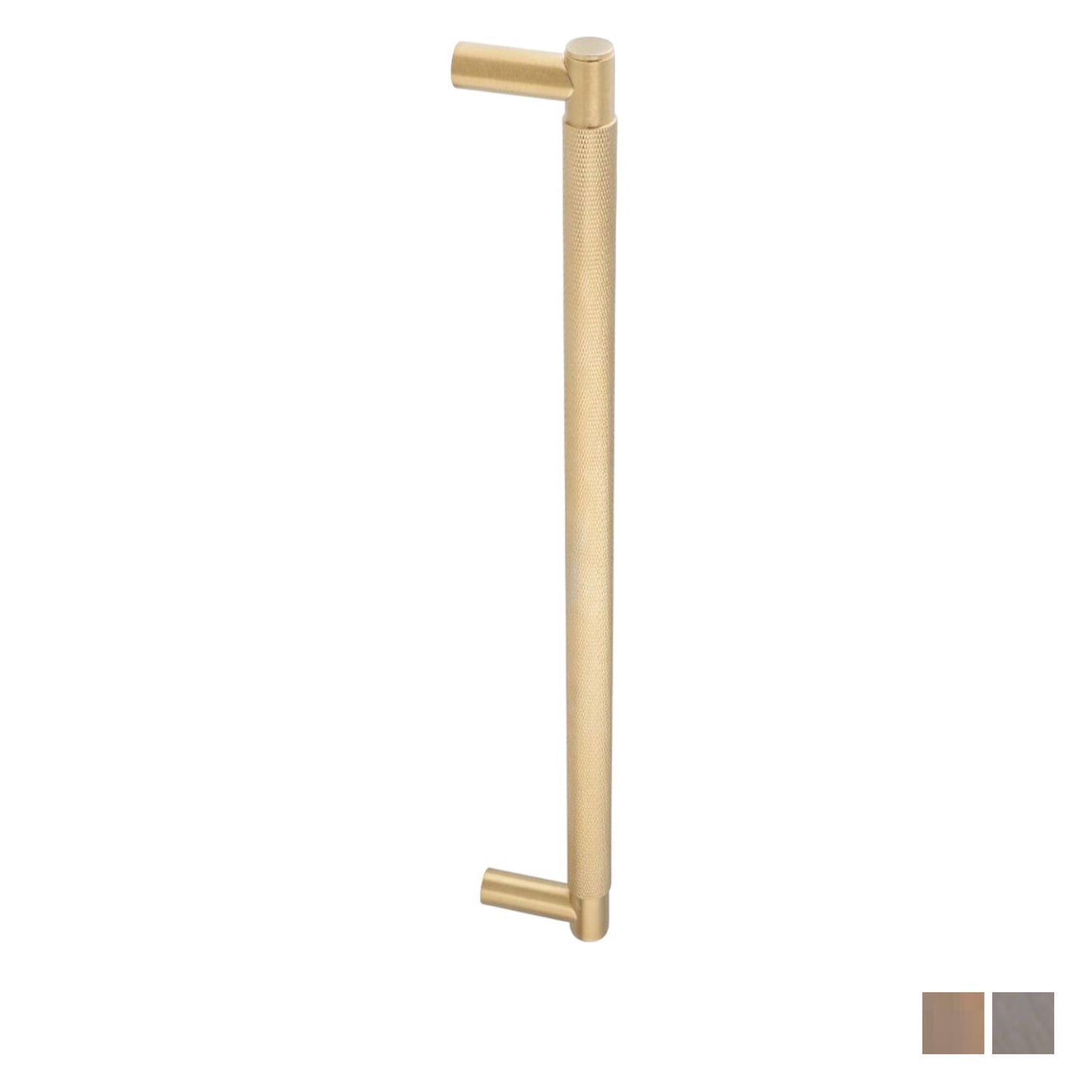 Alexander and Wilks Spitfire Diamond Knurled Pull Handle 450mm - Available in Various Finishes