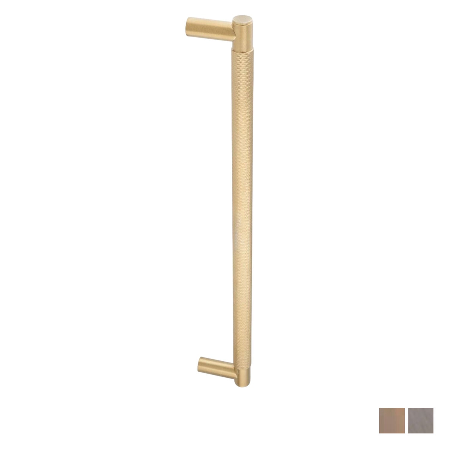 Alexander and Wilks Spitfire Diamond Knurled Pull Handle 450mm - Available in Various Finishes