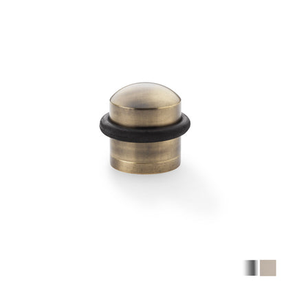 Alexander and Wilks Dome Top Floor Mounted Door Stop - Available in Various Finishes