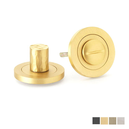 Alexander & Wilks Hammered Thumbturn and Release 50mm - Available in Various Finishes