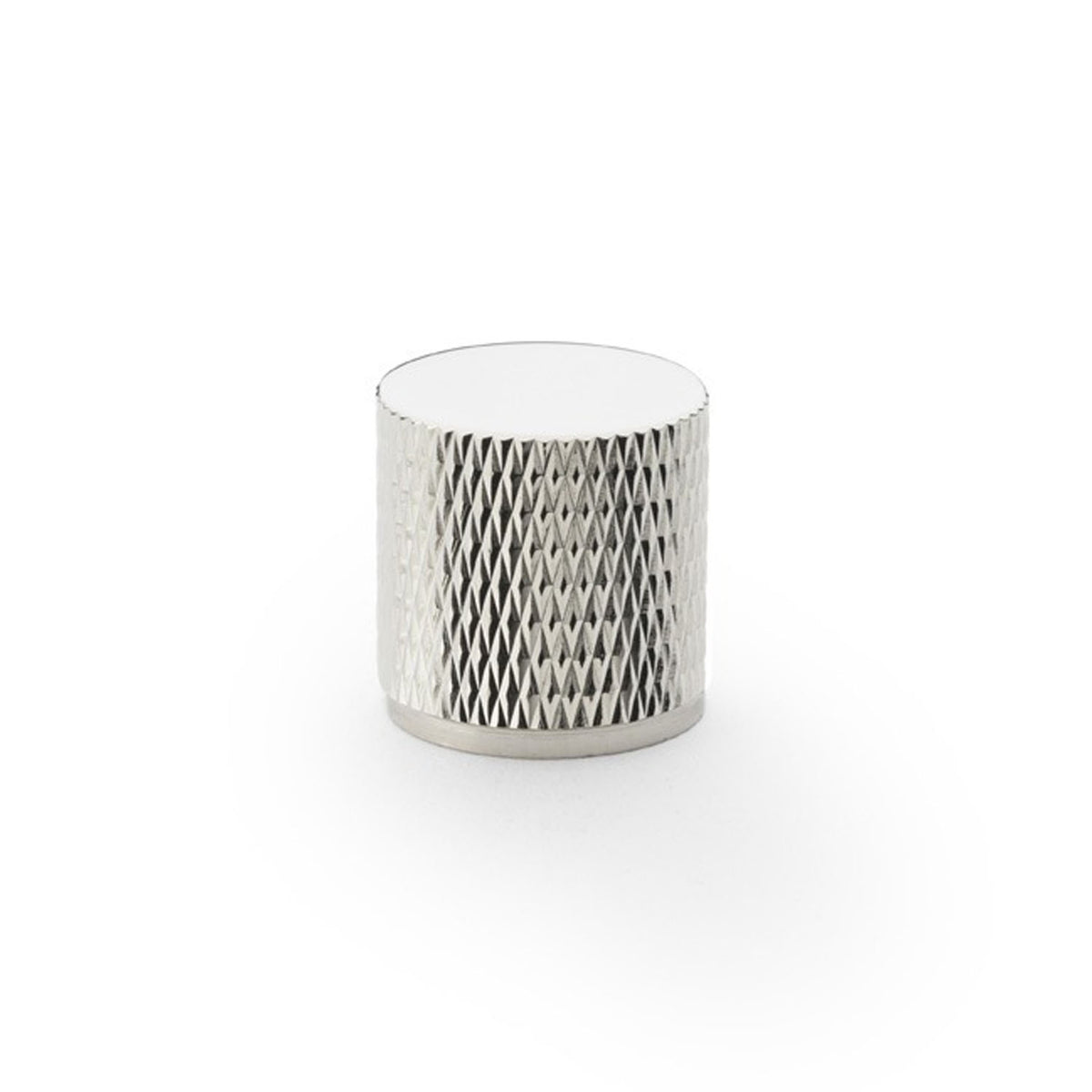 Alexander & Wilks Brunel Knurled Cupboard Knob Polished Nickel AW80020PN