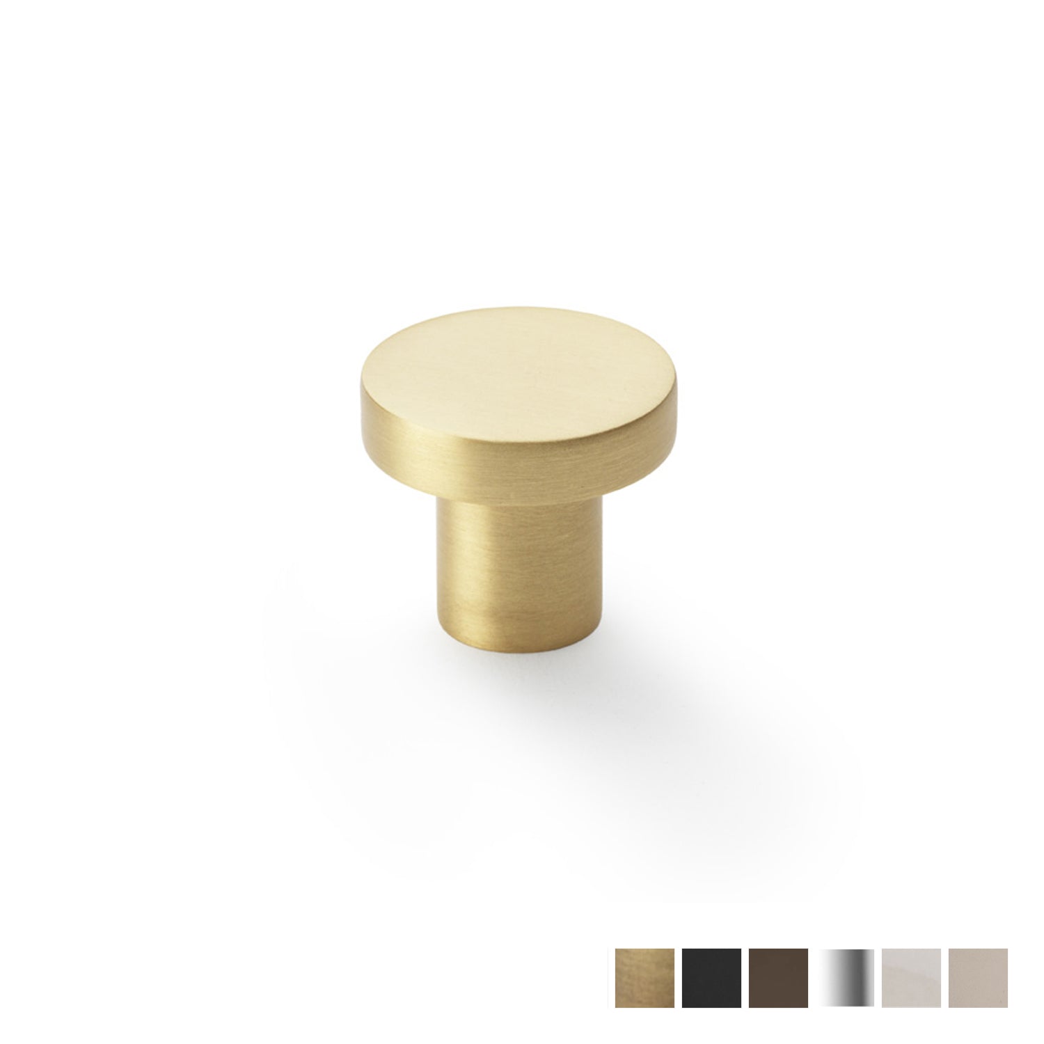 Alexander and Wilks Hanover Plain Cupboard Knob - Available in Various Finishes