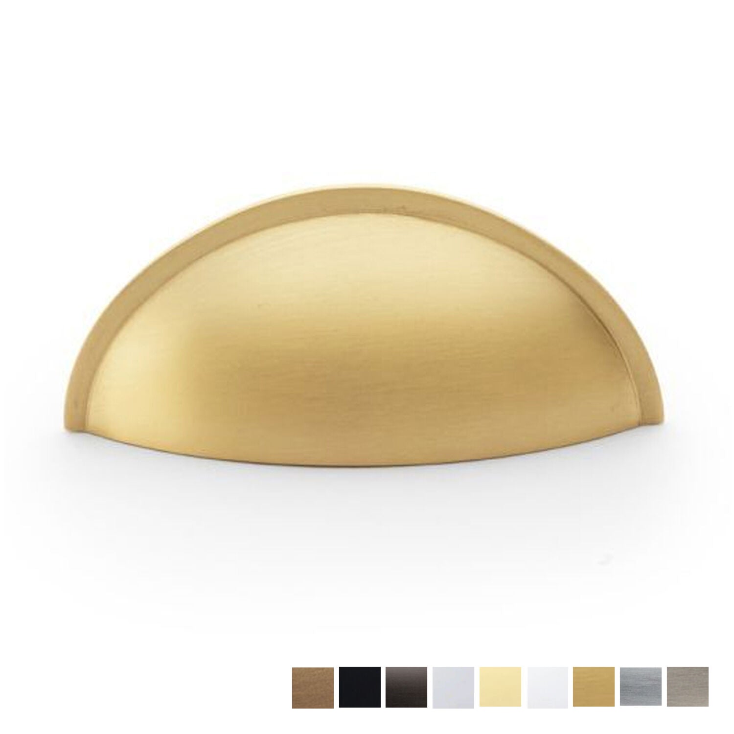 Alexander and Wilks Quieslade Cup Pull Handle 57mm - Available in Various Finishes