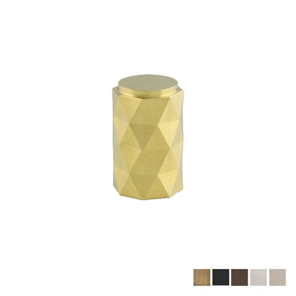 Alexander and Wilks Diamond Cut Cylinder Cabinet Knob - Available in Various Finishes