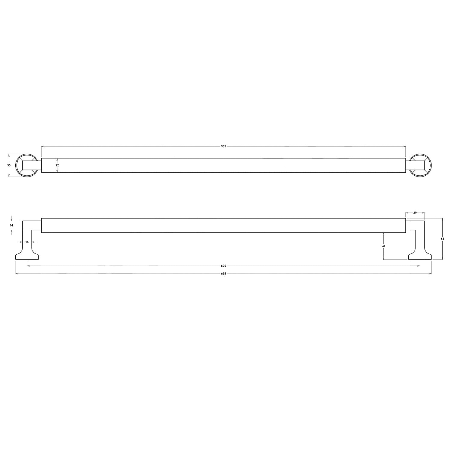 Iver Berlin Door Pull Handle - Available in Various Finishes