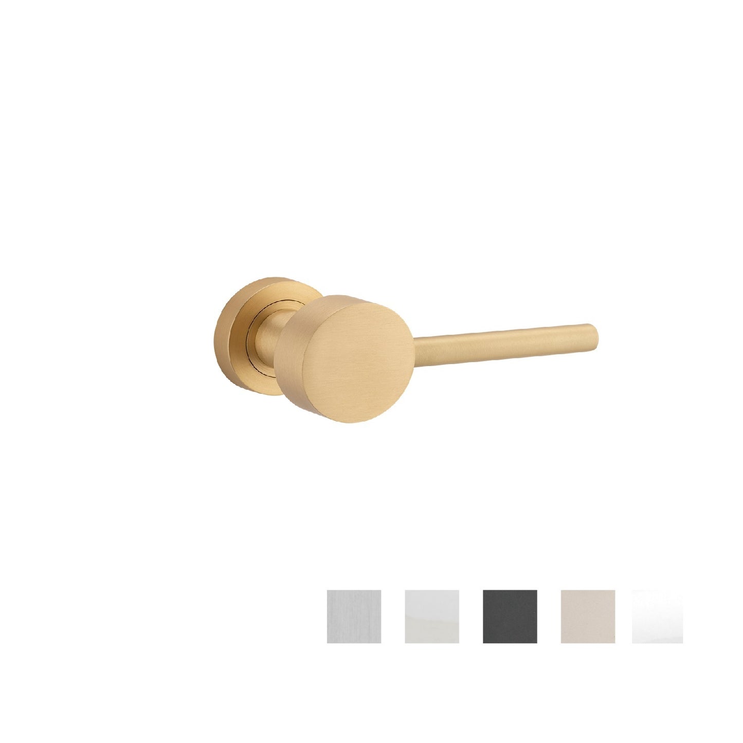 Bankston Sans Arc Futursimo Door Lever on Round Rose