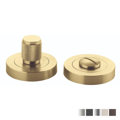 Iver Brunswick Privacy Turn Round Concealed Fix 52mm - Available in Various Finishes