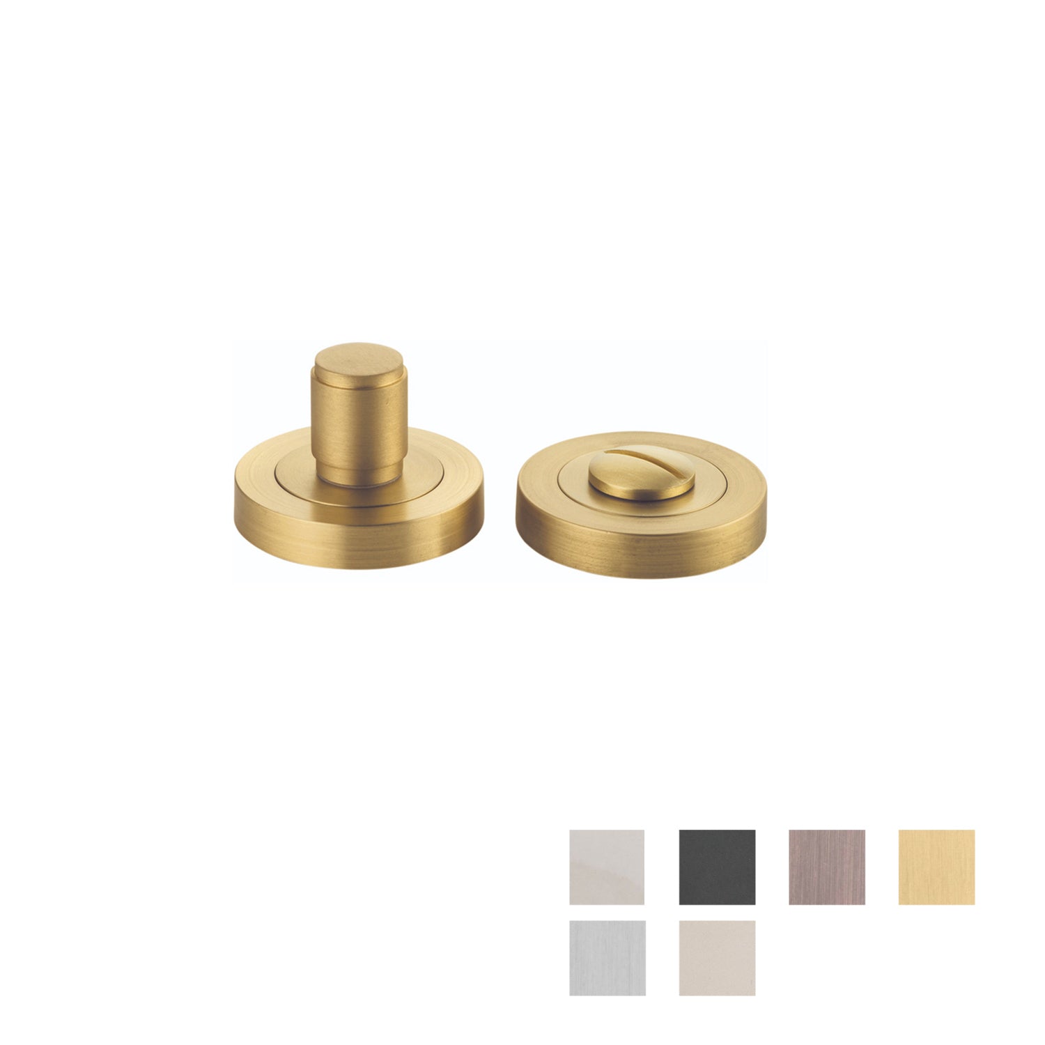 Iver Berlin Privacy Turn Round Concealed Fix 52mm - Available in Various Finishes