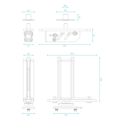 FritsJurgens System 3 Fully Sprung Concealed Pivot Self Closing Hold Open