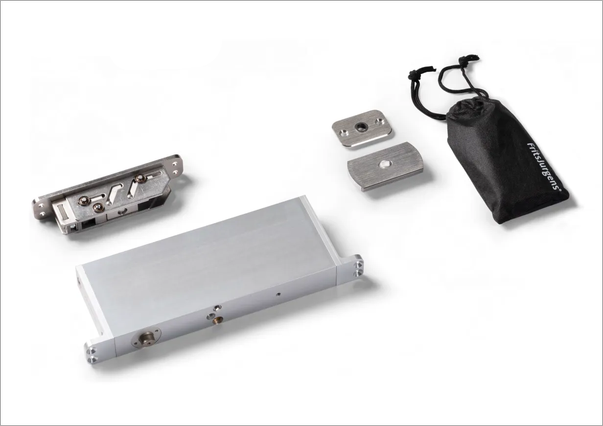 FritsJurgens System M+ Concealed Top Pivot with Standard Floor Plate