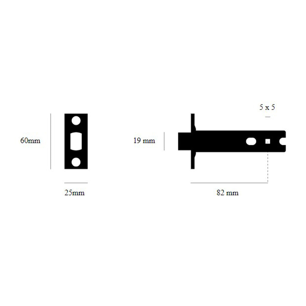 Buster and Punch Tubular Latch for Door Knob - Available in Various Finishes