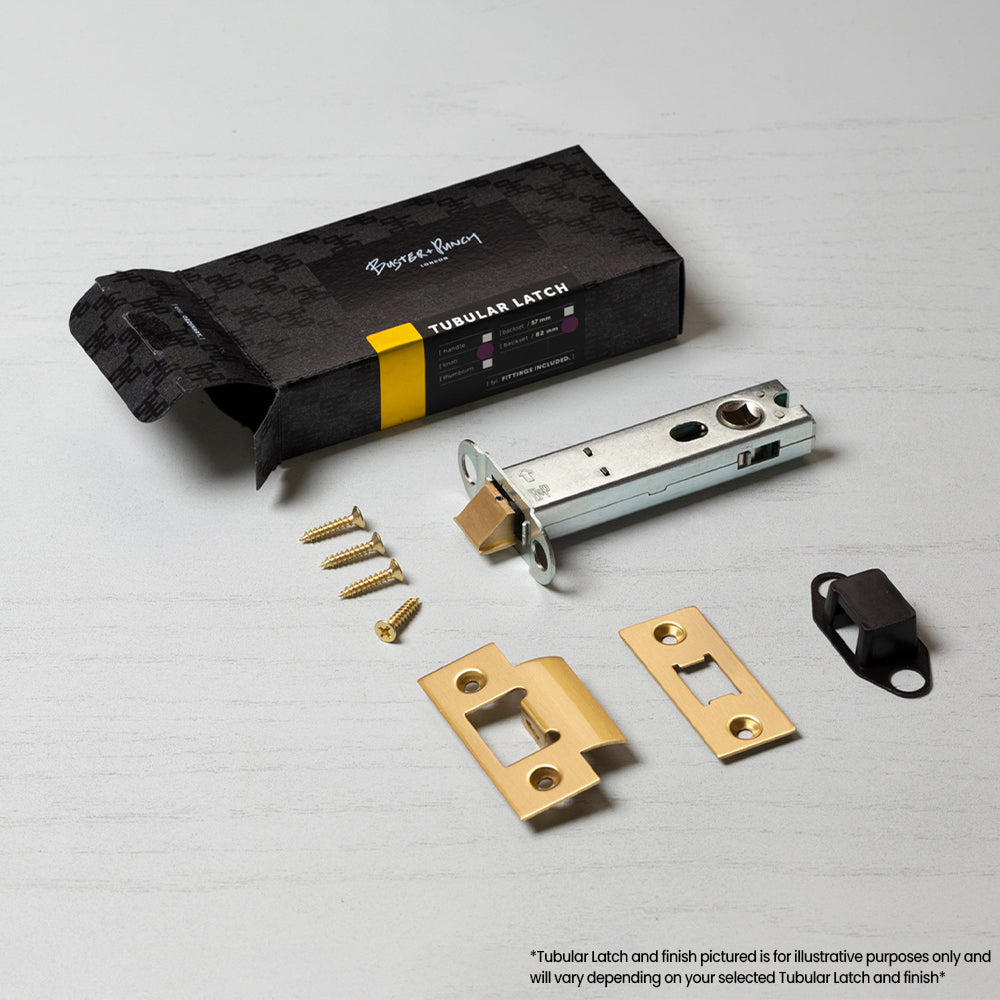 Buster and Punch Tubular Latch for Door Knob - Available in Various Finishes