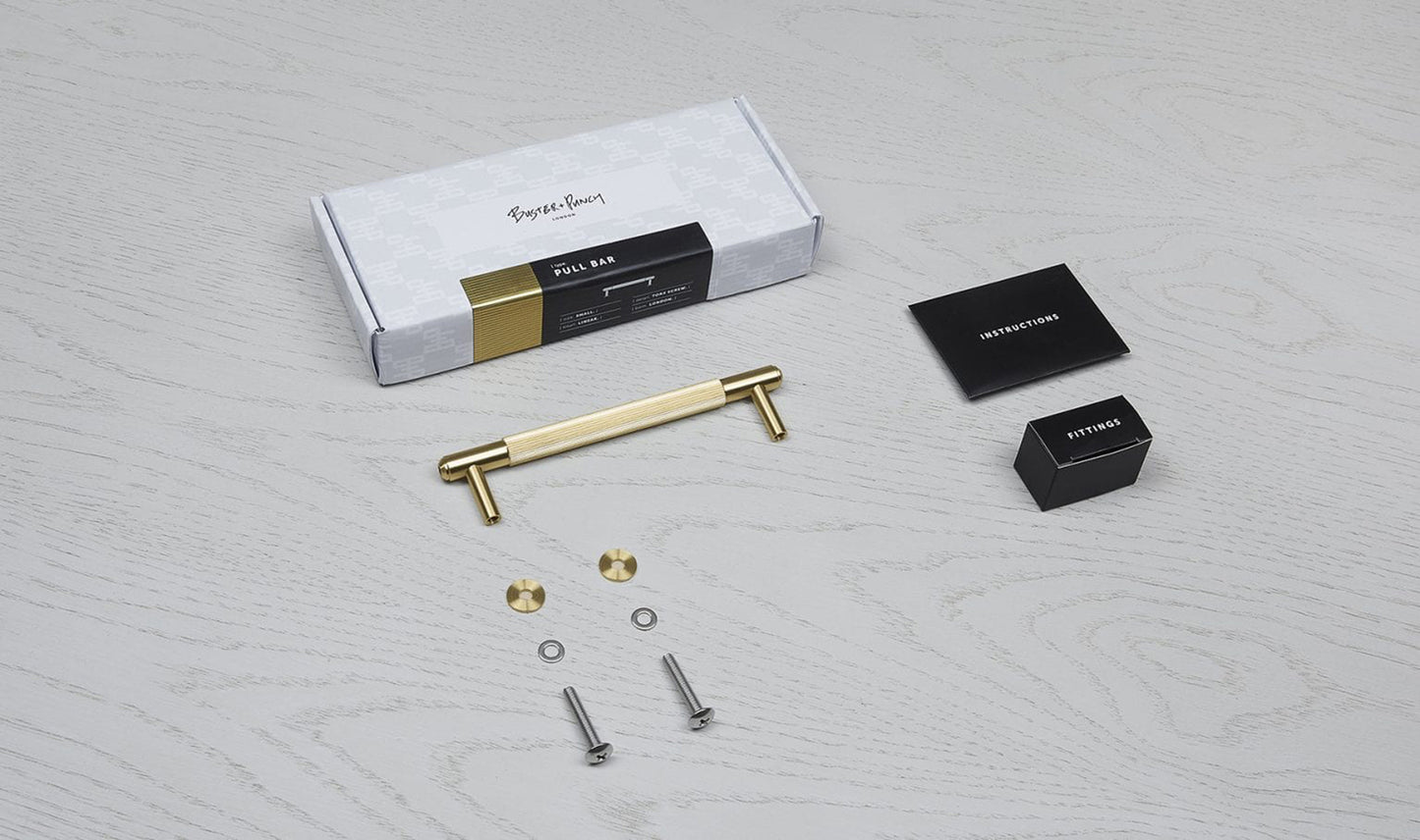 Buster and Punch Linear Cabinet Pull Bar Handle - Available in Various Finishes and Sizes