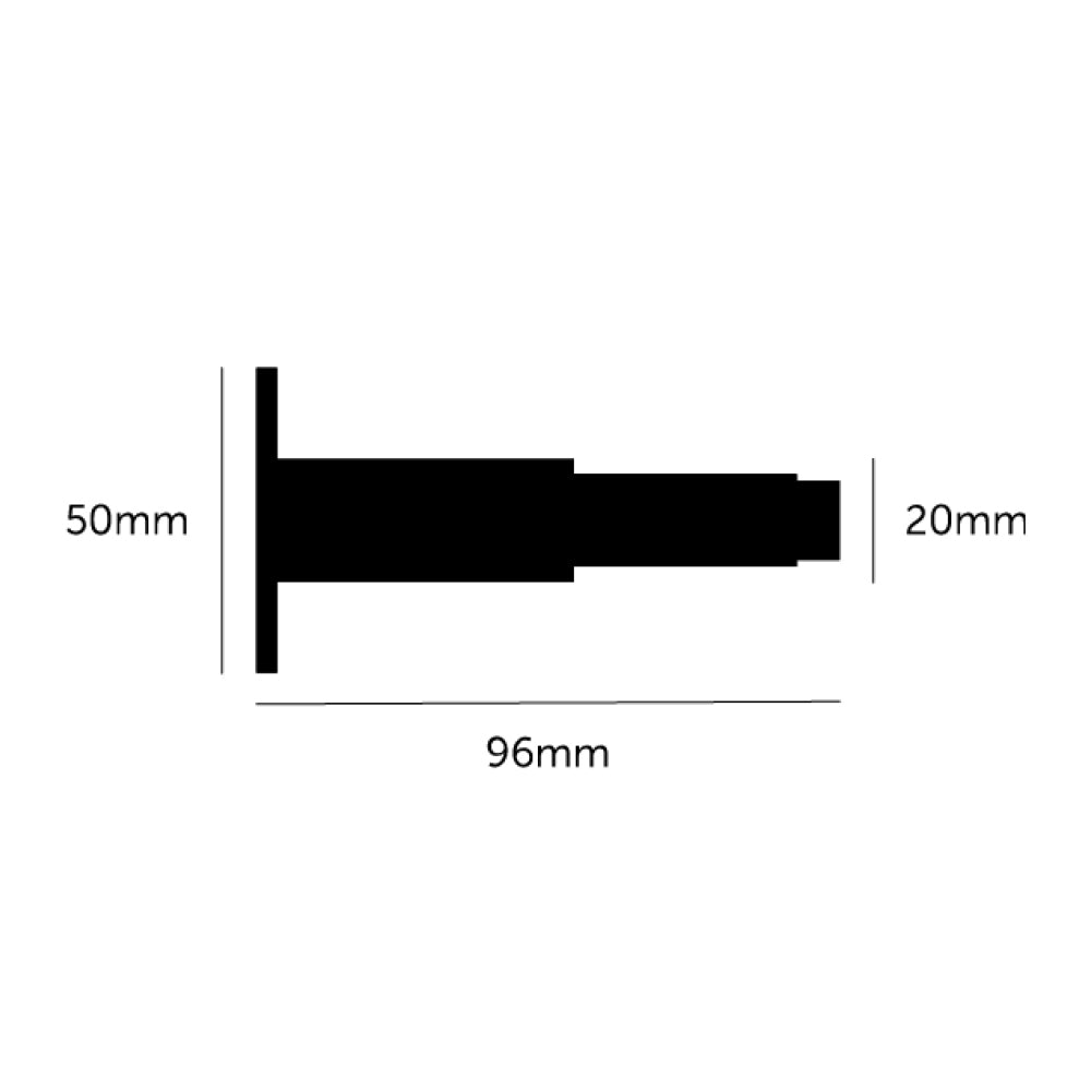 Buster and Punch Door Stop Wall Mounted 96mm - Available in Various Finishes