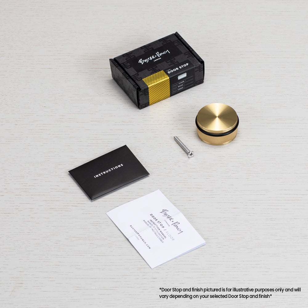 Buster and Punch Door Stop Floor Mounted 25mm - Available in Various Finishes