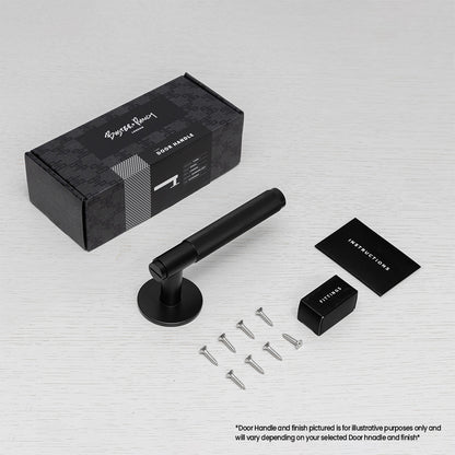 Buster and Punch Dummy Fixed Door Handle Single-sided Cross - Available in Various Finishes