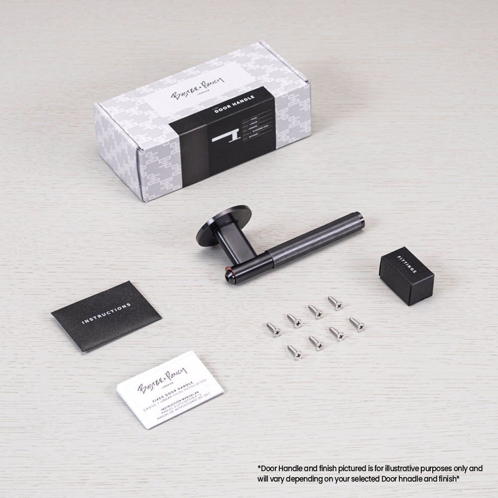 Buster and Punch Dummy Fixed Door Handle Single-sided Linear - Available in Various Finishes