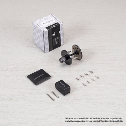 Buster and Punch Door Thumbturn Lock Linear - Available in Various Finishes