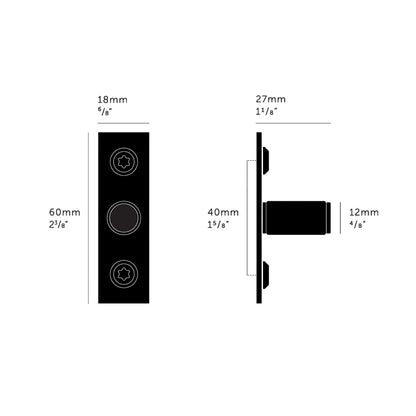 Buster & Punch Furniture Knob / Plate / Linear - Available in Various Finishes|BPUFK024025|BPUFK054563|BPUFK073996
