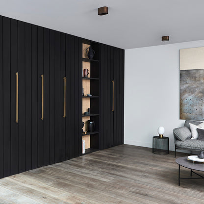 Buster and Punch Closet Bar Cross-Knurl Pattern 760mm - Available in Various Finishes