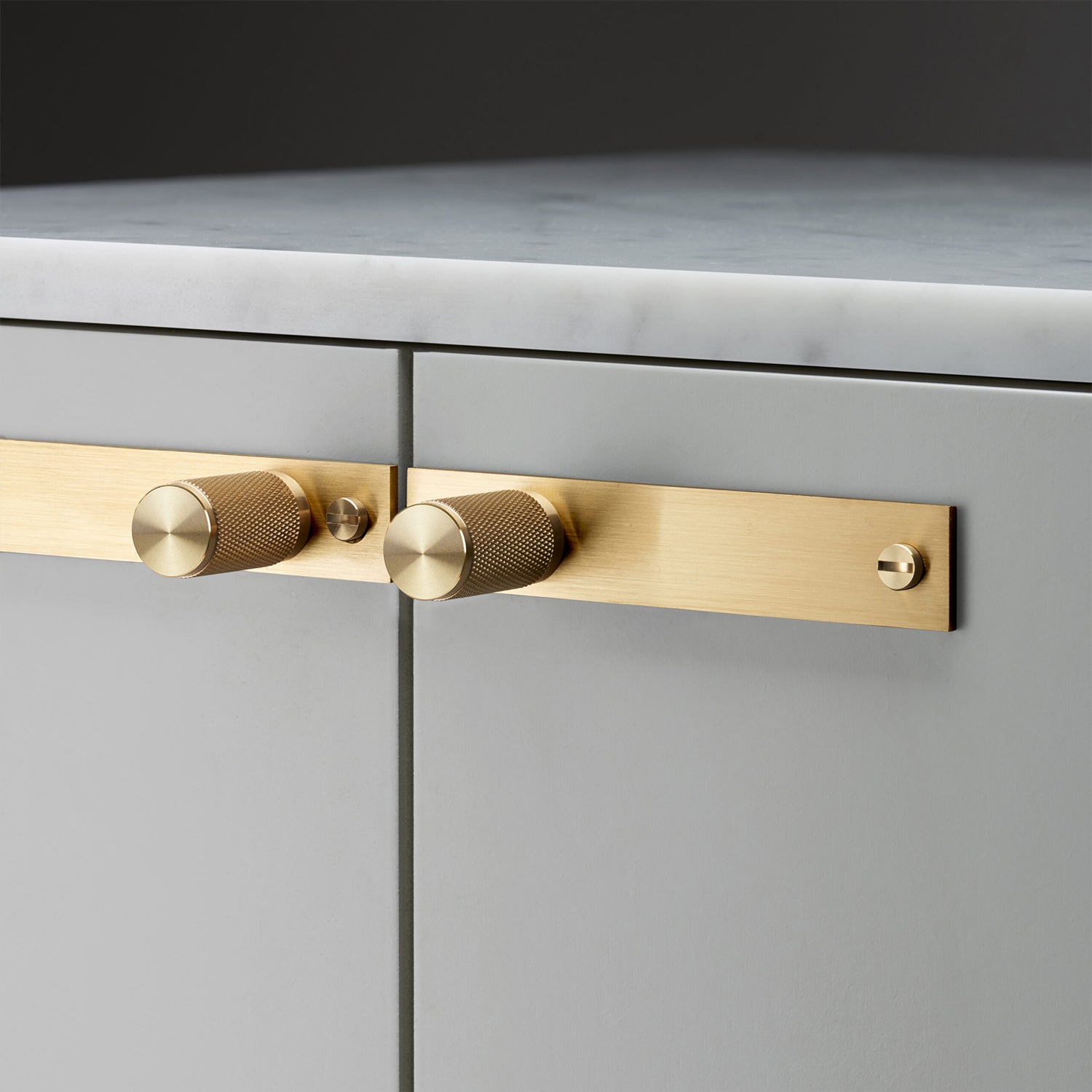 Buster and Punch Cross Furniture Knob Set Plate - Available in Various Finishes
