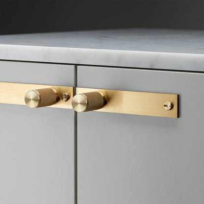 Buster and Punch Cross Furniture Knob Set Plate - Available in Various Finishes
