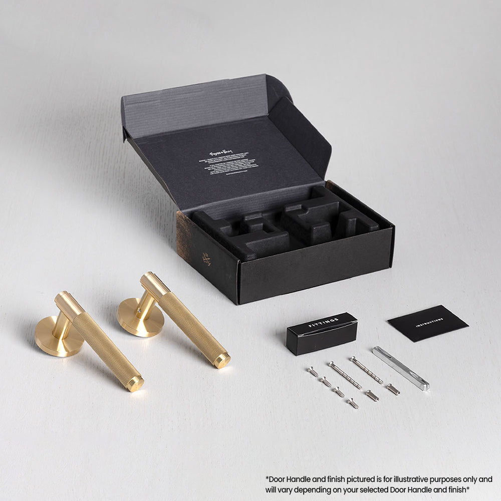 Buster and Punch UK Cross Door Lever Set - Available in Various Finishes