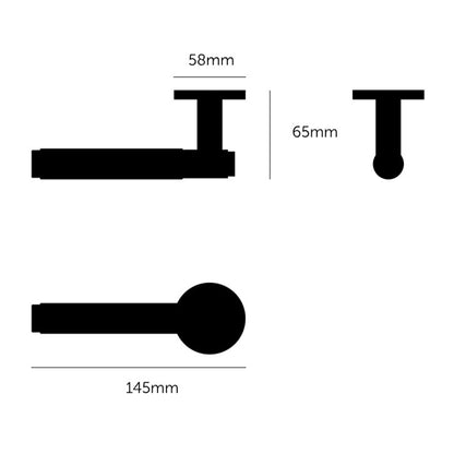 Buster and Punch UK Cross Door Lever Set - Available in Various Finishes