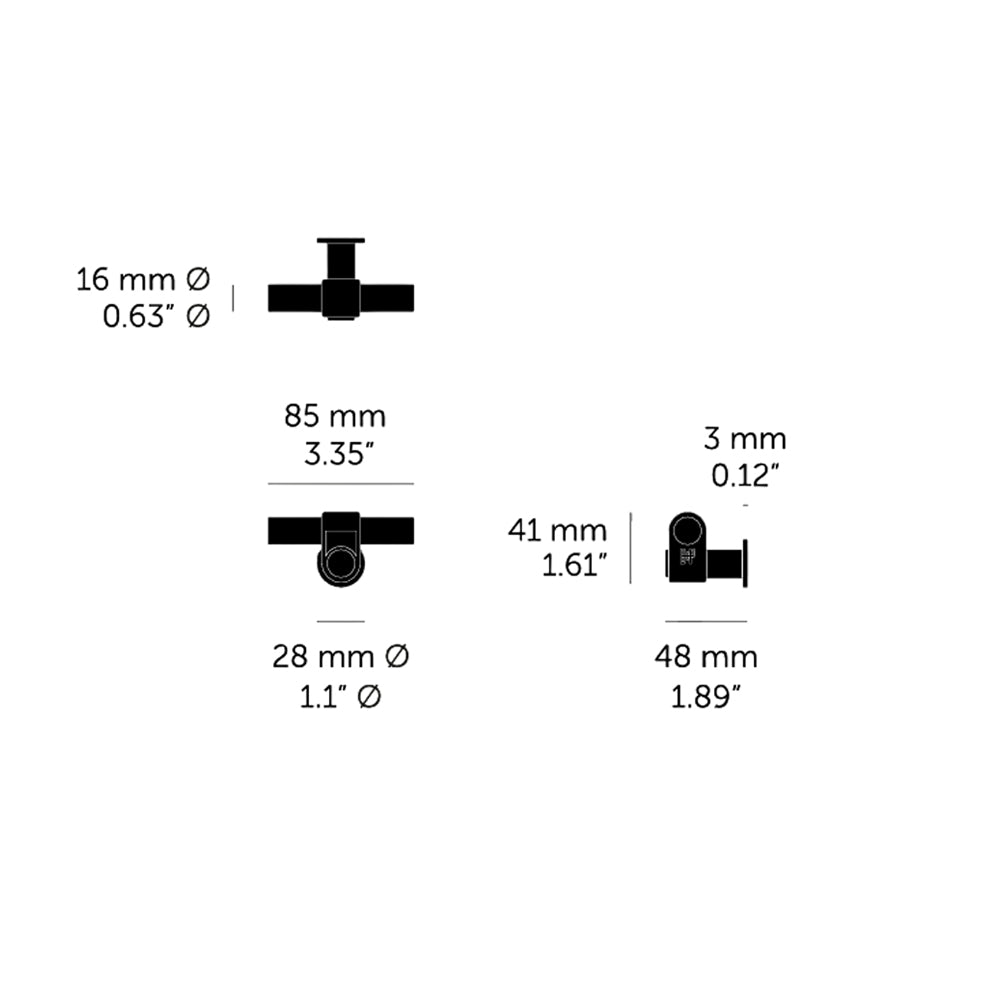 Buster & Punch T-Bar / Cast - Available in Various Finishes|BPUTB074299|BPUTB484300