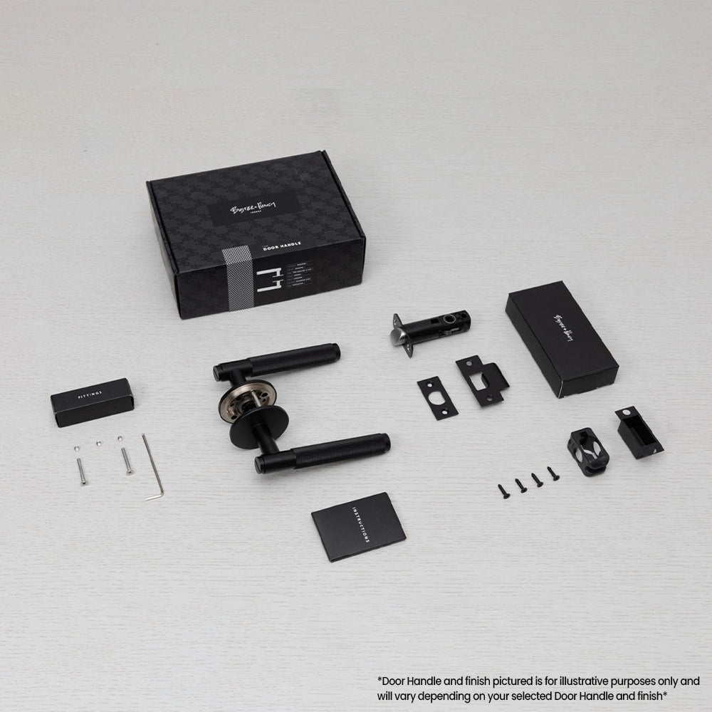 Buster and Punch Cross Door Lever Handle Passage - Available in Various Finishes
