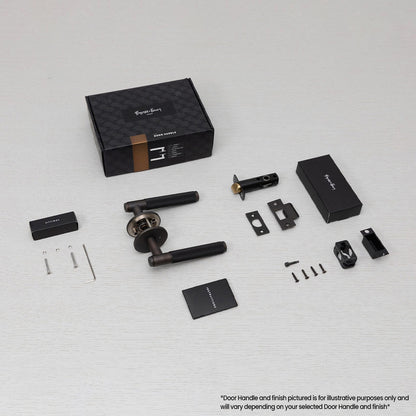 Buster and Punch Cross Door Lever Handle Privacy - Available in Various Finishes