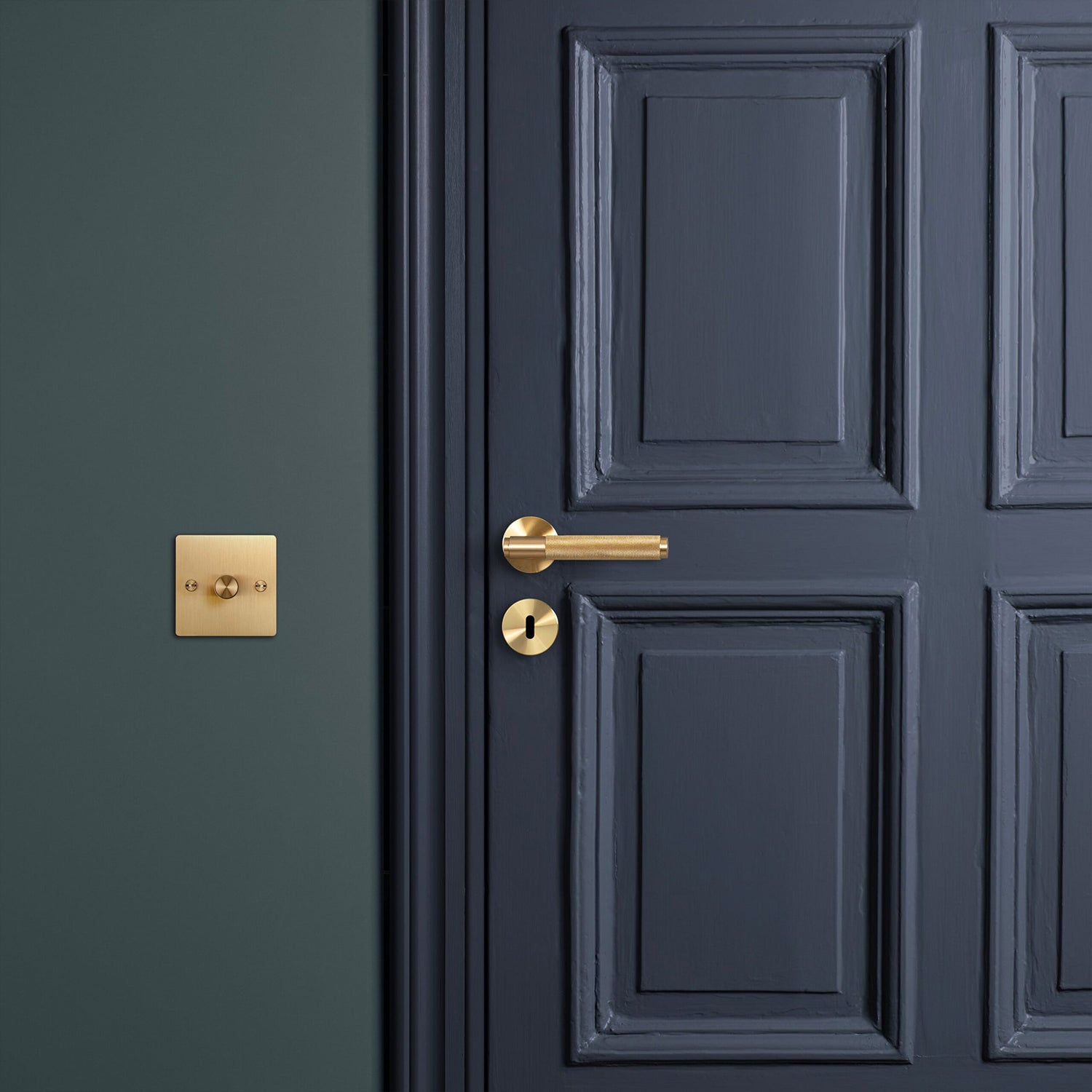 Buster and Punch Cross Door Lever Handle Privacy - Available in Various Finishes