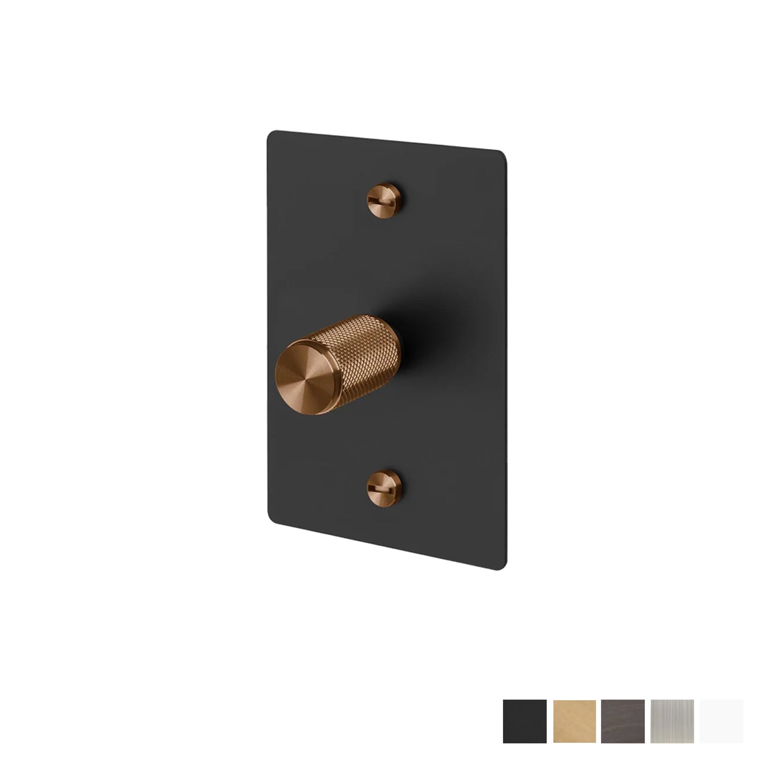 Buster & Punch 1G Dimmer / 2-Way / 100W / Vertical / Cross - Available in Various Finishes