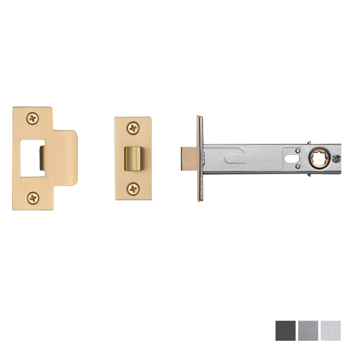 Buster and Punch Passage Tubular Latch - Available in Various Finishes and Sizes