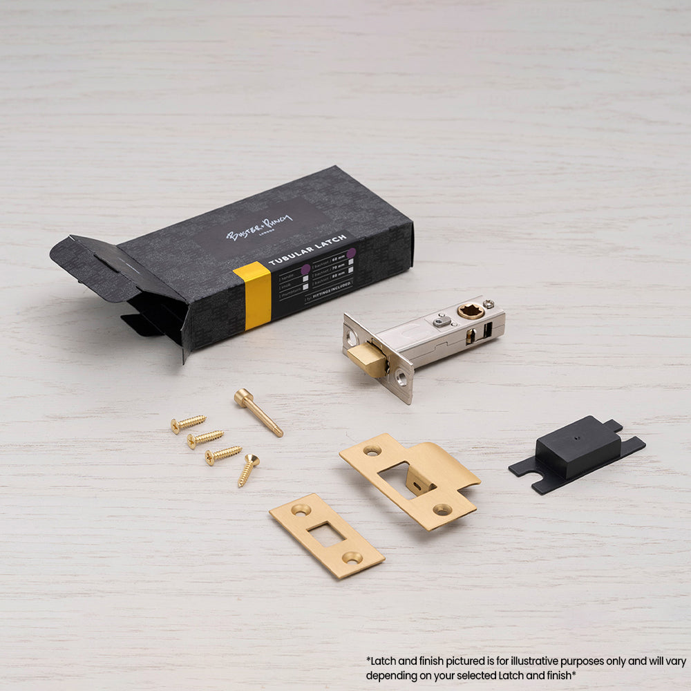 Buster and Punch Privacy Tubular Latch - Available in Various Finishes and Sizes