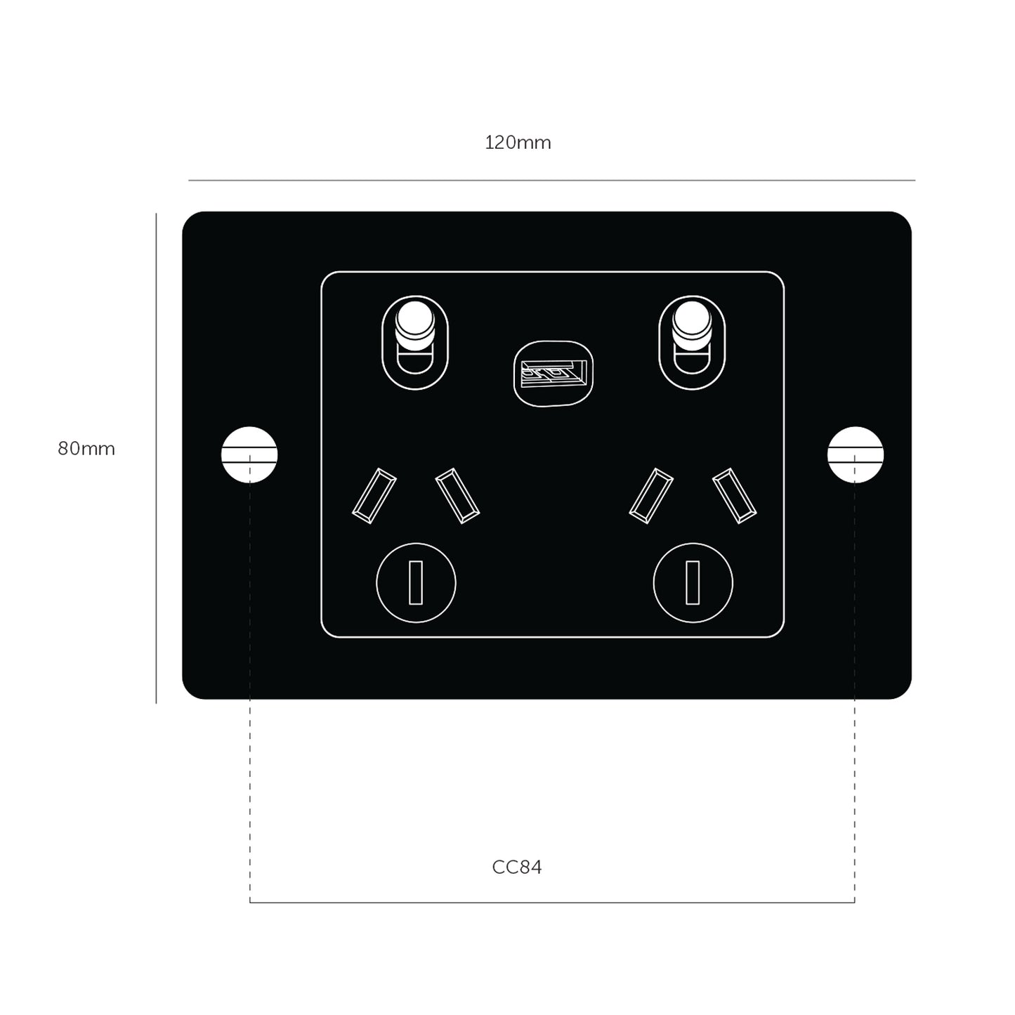 Buster and Punch 2G GPO Socket Outlet - Available in Various Finishes