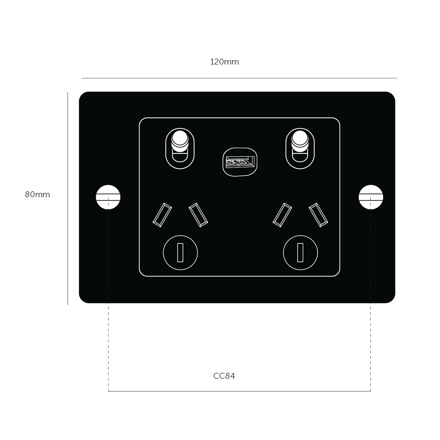 Buster and Punch 2G GPO Socket Outlet - Available in Various Finishes