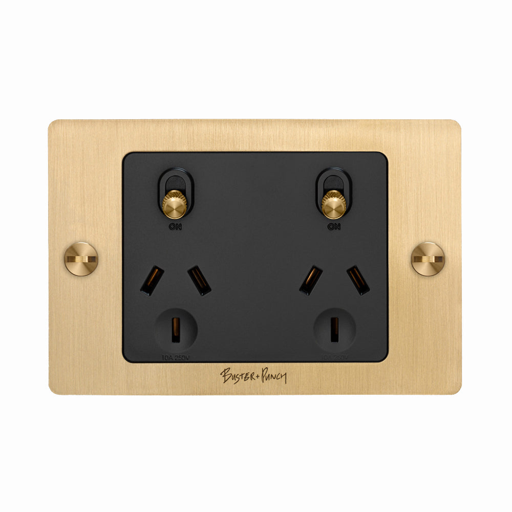 Buster and Punch 2G GPO Socket 1 USB - Available in Various Finishes
