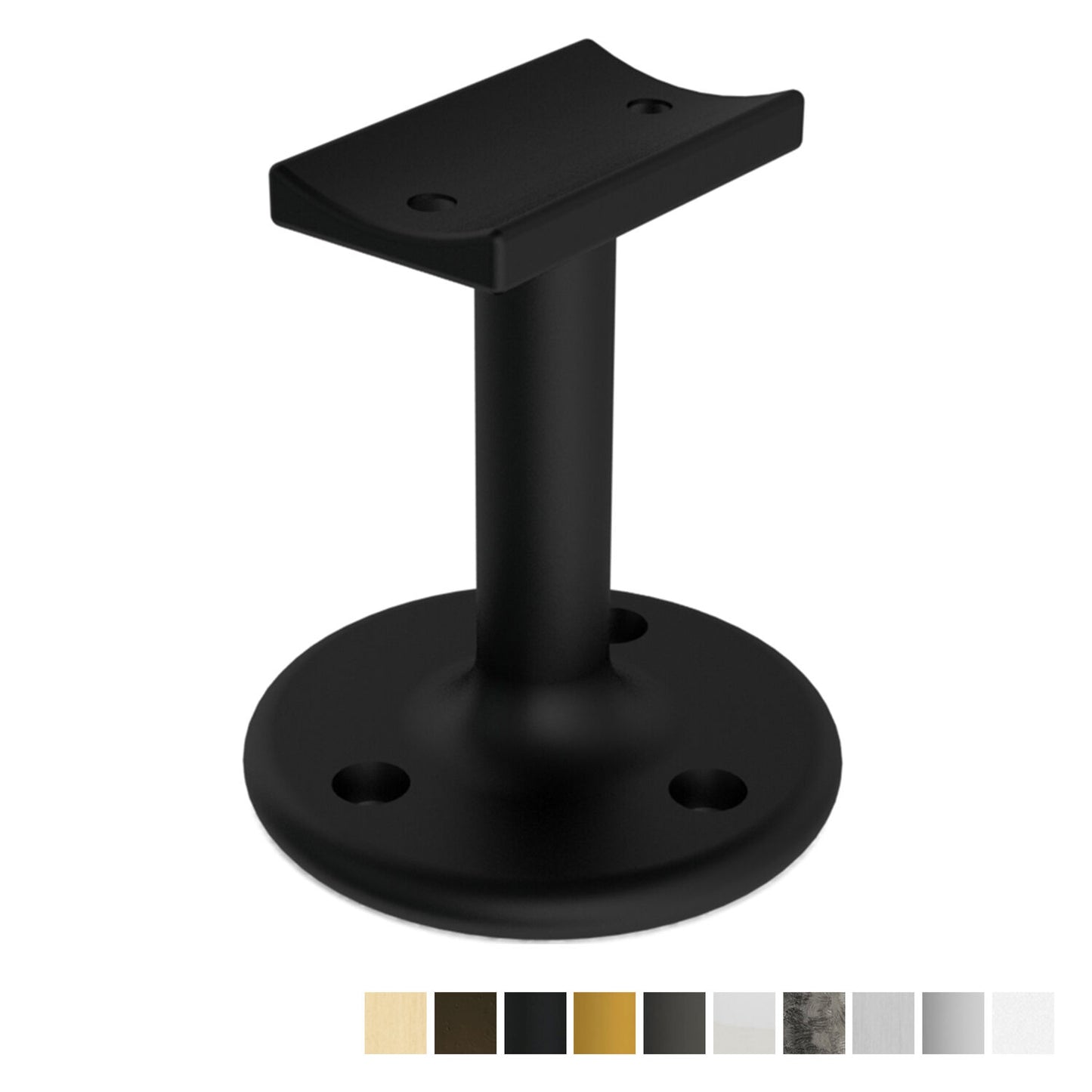 Emro 445 Straight Stair Rail Bracket Visible Fix 60mm - Available in Various Finishes