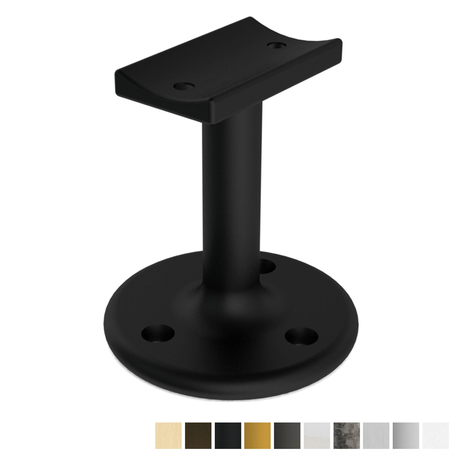Emro 445 Straight Stair Rail Bracket Visible Fix 60mm - Available in Various Finishes