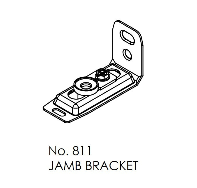 Brio Bottom Pivot Jamb Bracket 811 For Bifold 16KG Top Guided Interior ...