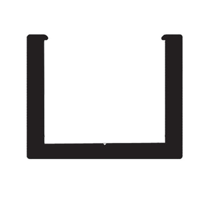 Brio Support Channel For Top Hung Sliding Panels - Available in Various Finishes and Sizes