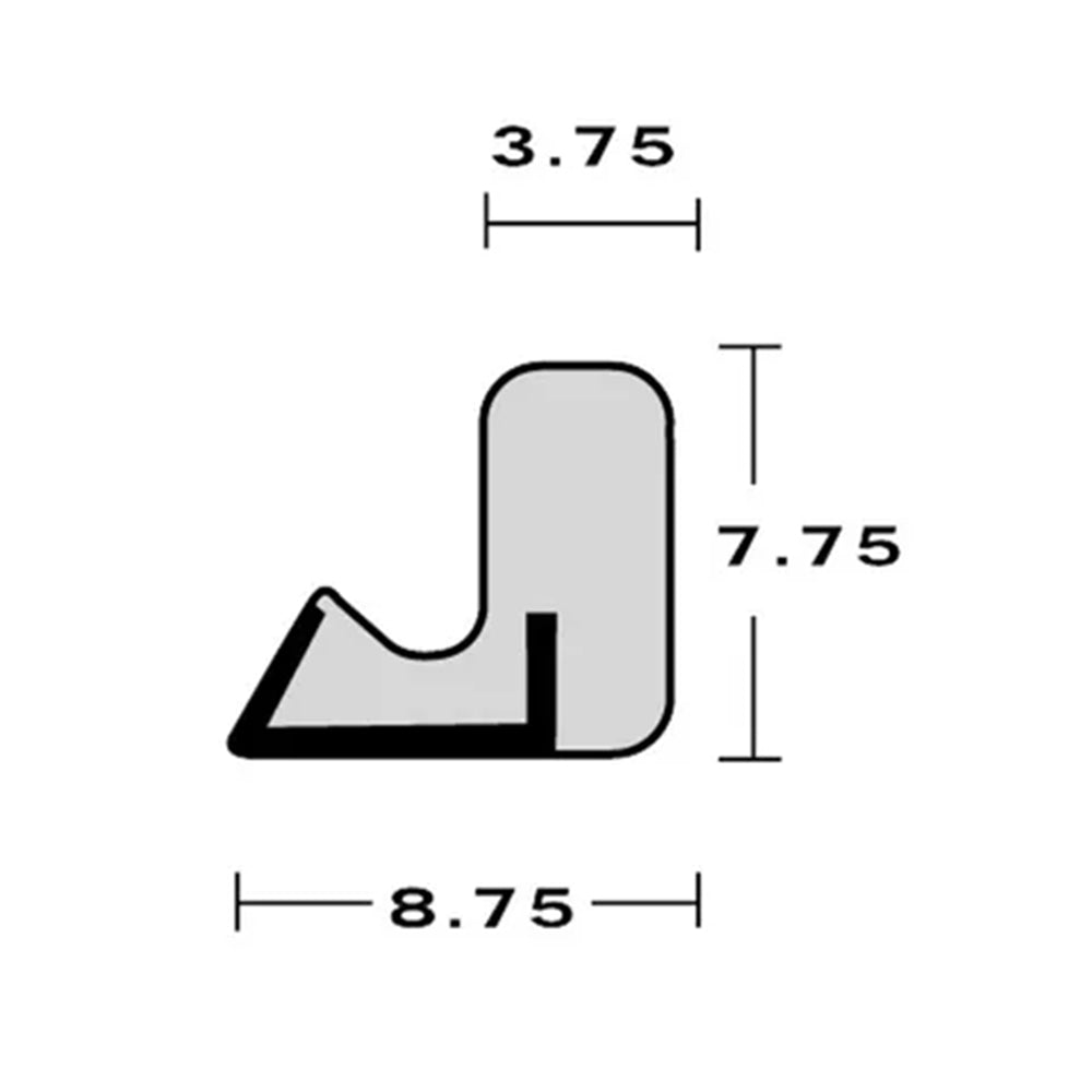 Brio Weatherfold 4s Window Seal - Available in Brown and White Finish
